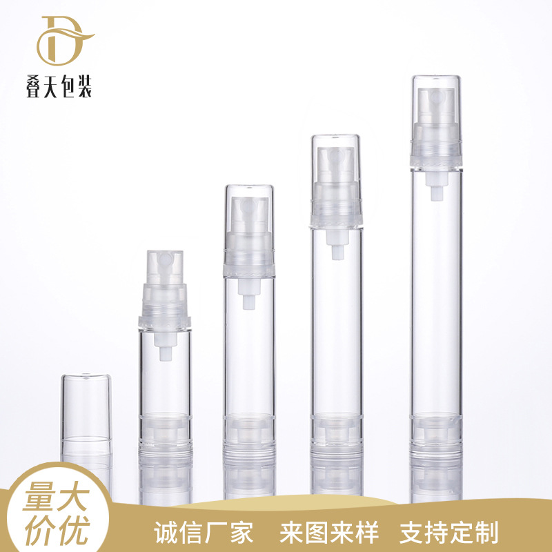 Transparent kosmetik sprayflaska tonerflaska bärbar reselotionflaska