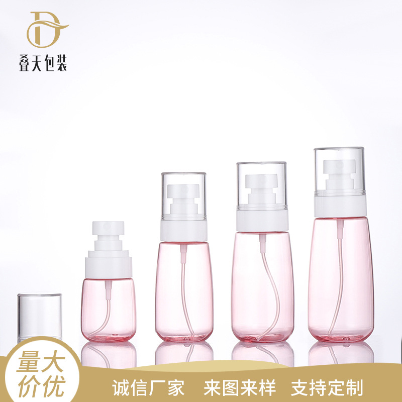 30/60/00/100 ml transparent U-formad tjock botten liten sprayflaska sprayflaska rese bärbar underflaska vakuumflaska