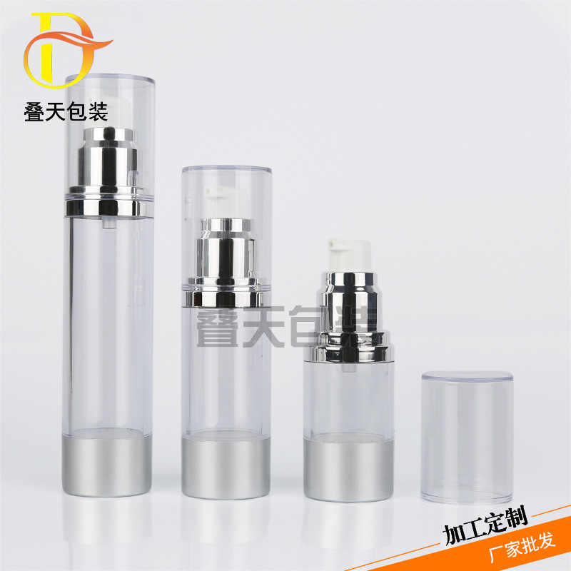 15 ml 30 ml 50 ml transparent plastkosmetikförsökslotionslotionflaska