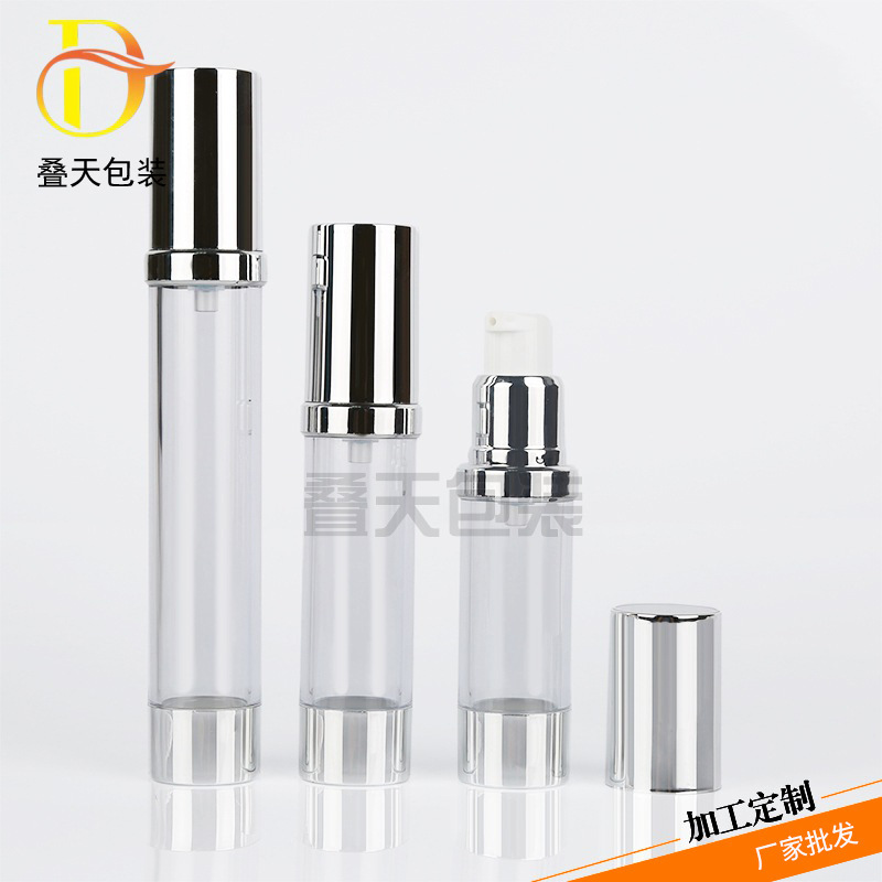 Transparent lotion Vakuumflaska Kosmetika Portable Sub Bottle 15 20 30 ml Eye Cream Bottle