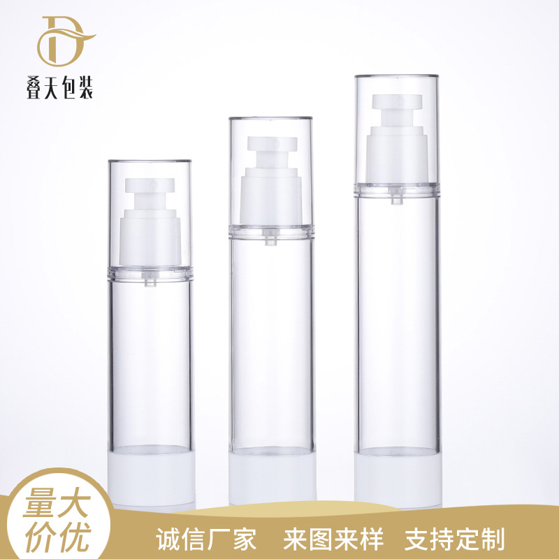 80 100 ml Button Vakuumflaska Hud Toner Botte Portable Cosmetics Sub Bottle Spray Bottle Bottle